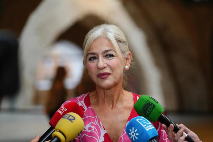 Archivo - La consejera de Cultura y Deporte, Patricia del Pozo, en las Atarazanas de Sevilla.