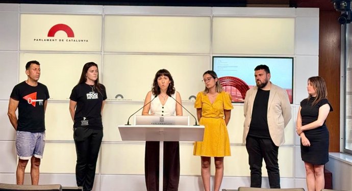 Roda de premsa de les entitats propalestines 