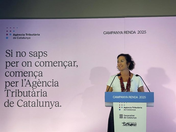 La consellera d'Economia i Finances, Alícia Romero, aquest dijous