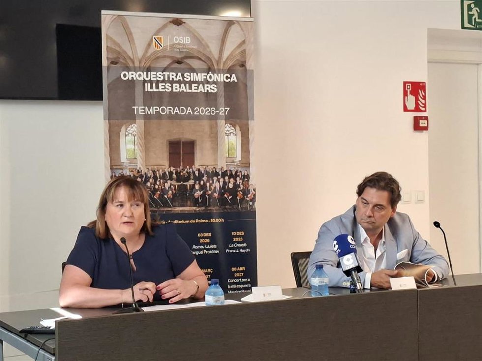La Orquesta Sinfónica de Baleares presenta el abono de la temporada 2026-2027 con 11 conciertos.