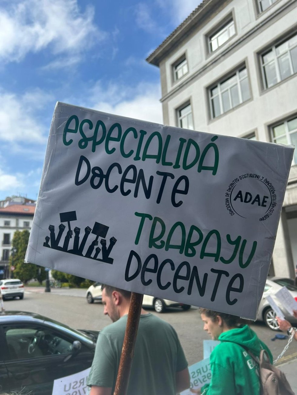 Movilización especialidad docente.