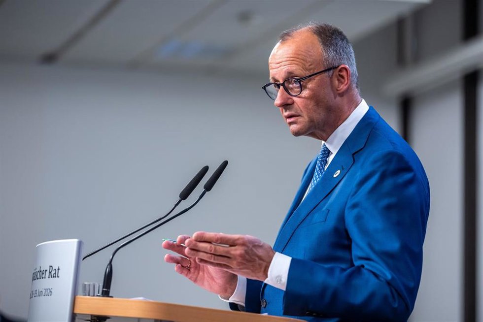 El canciller alemán, Friedrich Merz.