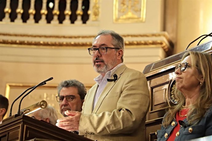 El portavoz del PSOE en el Senado, Juan Espadas.