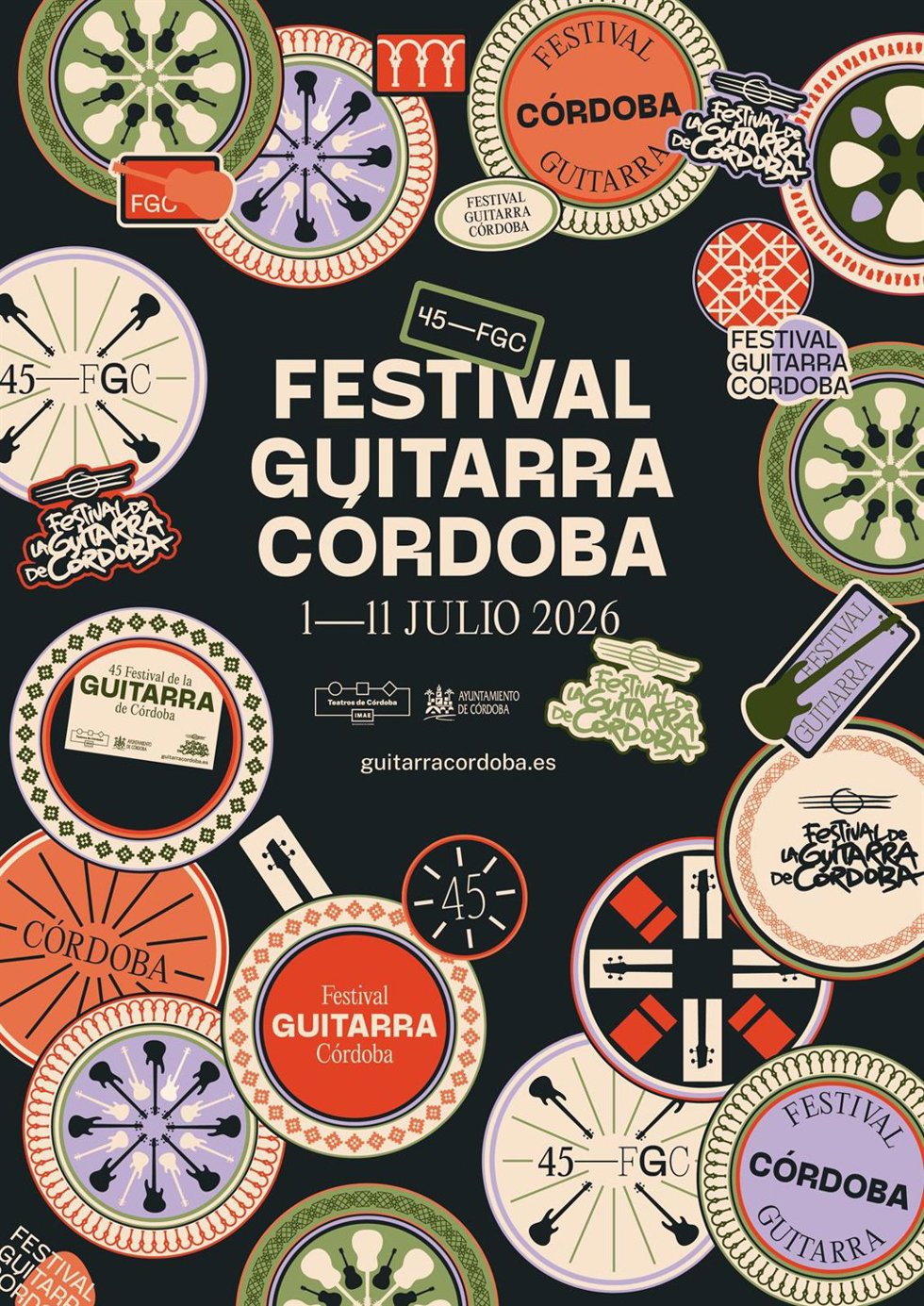 Cartel del 45º Festival de la Guitarra de Córdoba.