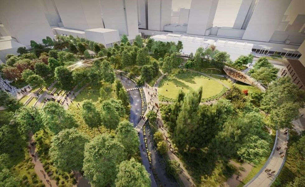 Poryecto para el nuevo entorno de la zona de Azca