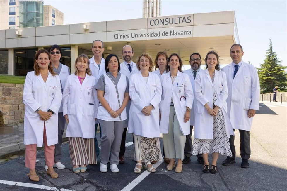 Especialistas de la Unidad del Sueño de la Clínica Universidad de Navarra en la sede de Pamplona.