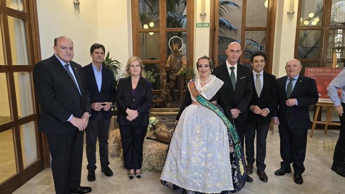 Una de las esculturas de San Isidro