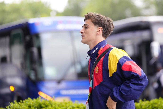 Pablo Martin Gavi of Spain arrives at the stadium during the FIFA World Cup 2026 Group H match between Spain and Saudi Arabia at Atlanta Stadium on June 21, 2026 in Atlanta, Georgia.