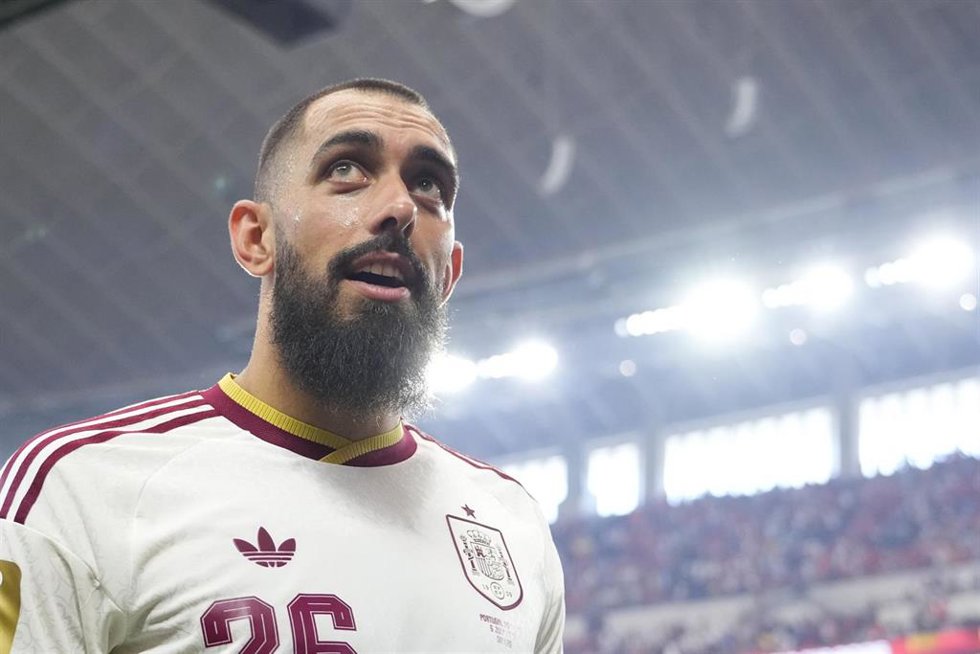 Borja Iglesias tras el Portugal-España del Mundial 2026