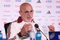 De la Fuente: "Si se produce un cambio en el once, no es por castigar a nadie"