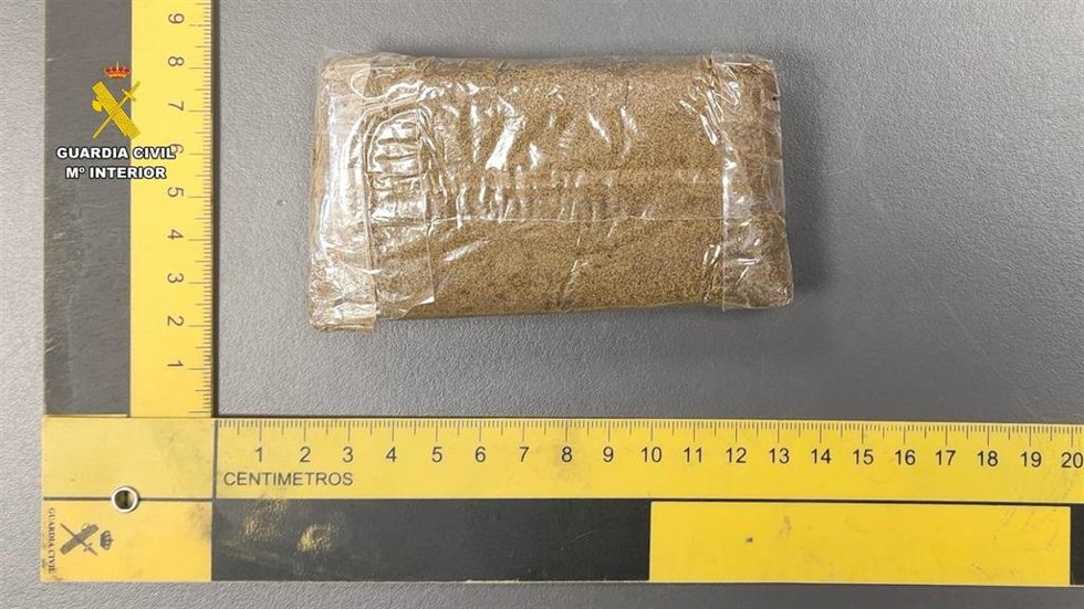 Droga incautada en Alcuéscar (Cáceres)
