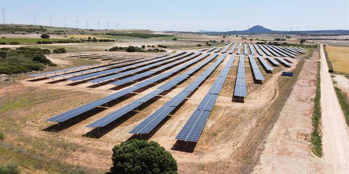 Parque fotovoltaico Campanario I, ubicado en la provincia de Albacete.