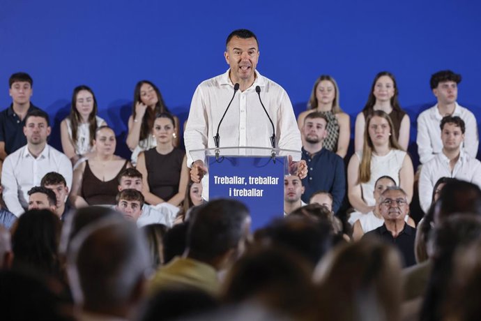 El president provincial del PP de València, Vicente Mompó, durant la reunió de la Junta Directiva del PP de la província de Valencia, a 20 de juny del 2026, a Sueca. Arxiu. 