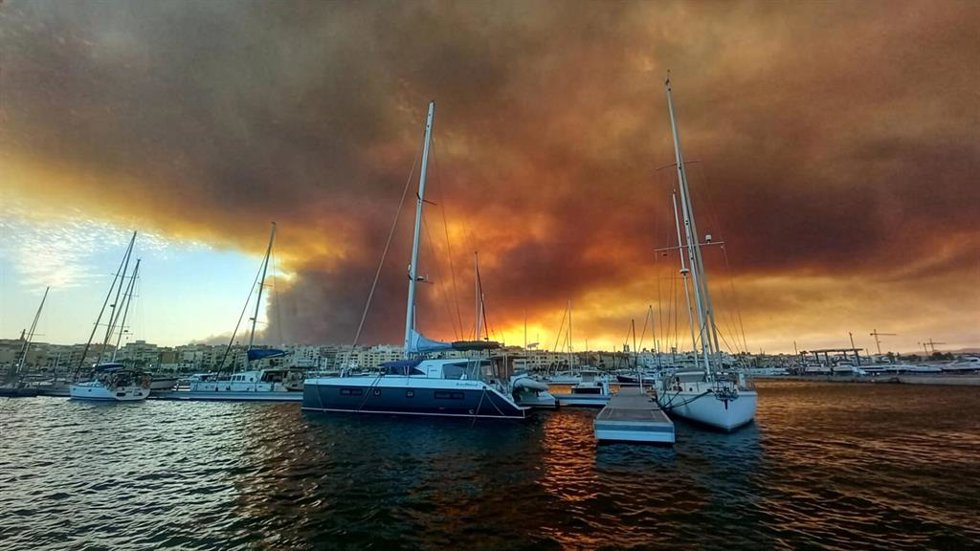 El incendio en Los Gallardos 