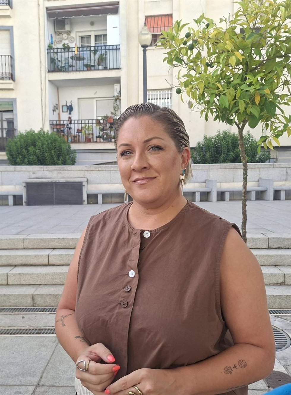 La diputada del PSOE en la Asamblea de Extremadura Soraya Vega, en declaraciones a los medios