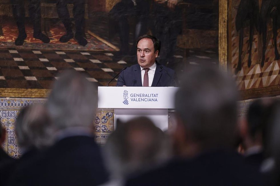 Archivo - El 'president' de la Generalitat Valenciana, Juanfran Pérez Llorca, en una imagen de archivo