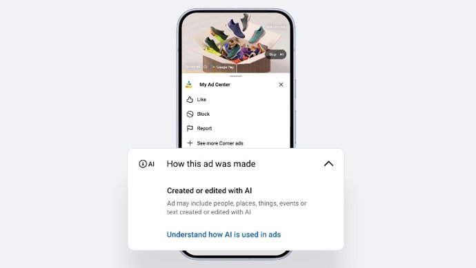 Informações sobre anúncios criados com IA nos serviços do Google