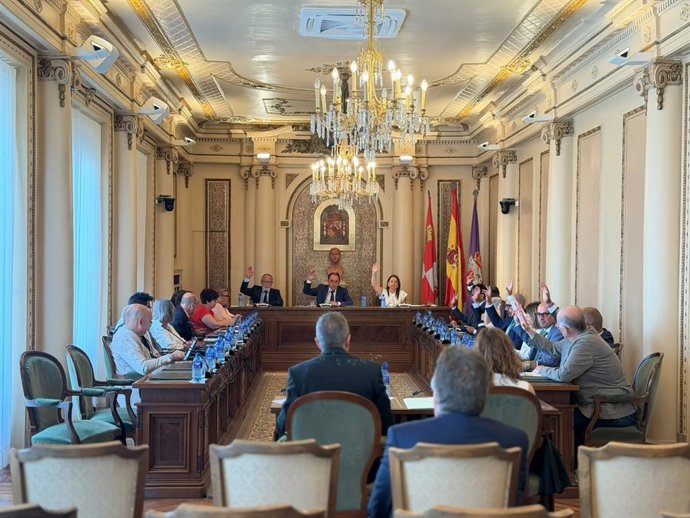 Pleno ordinario celebrado este viernes en la Diputación de Soria