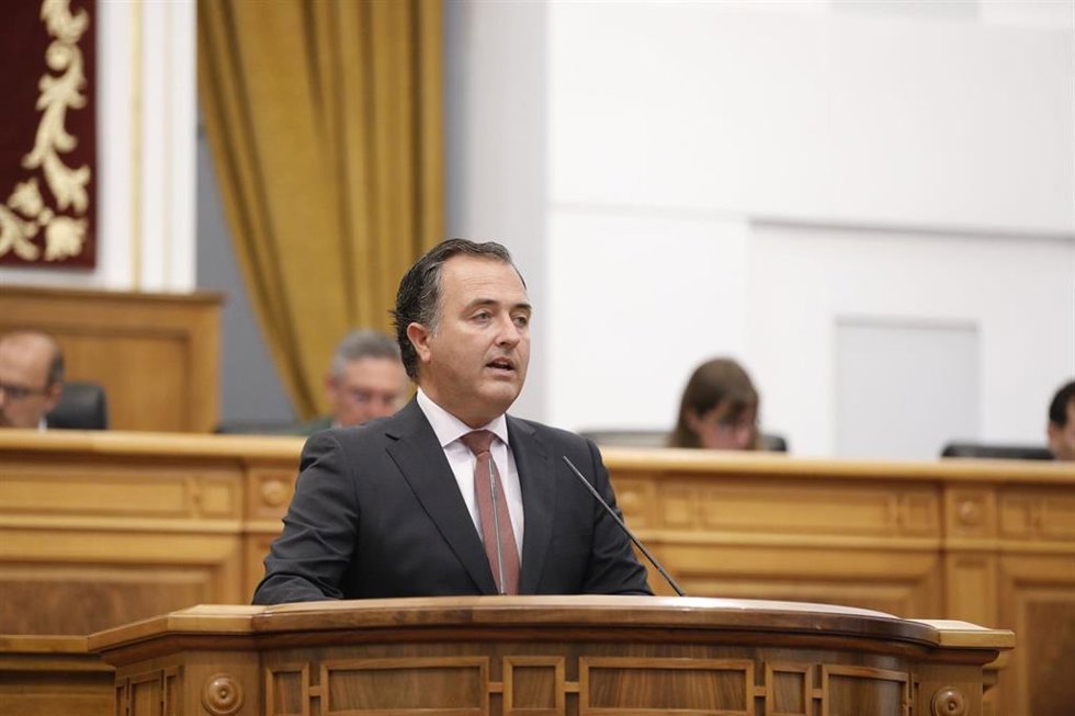 El presidente del Grupo Parlamentario Vox, David Moreno