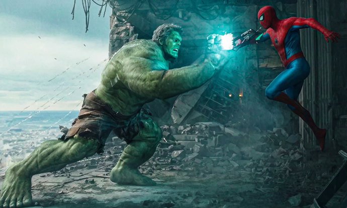 Imágenes inéditas de Hulk vs Spider-Man en el spot coreano de Brand New Day