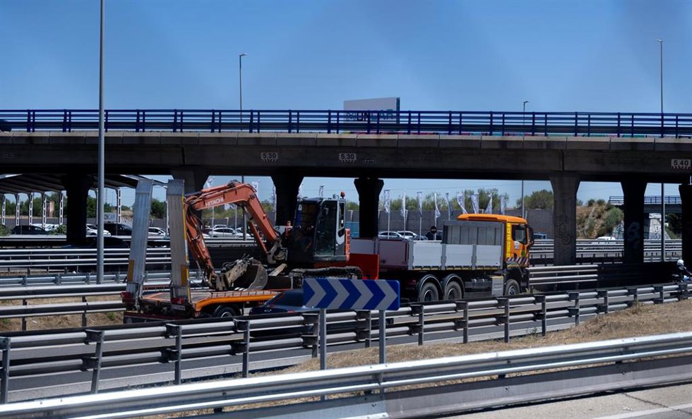 Carretera A-5 a la altura de Alcorcón