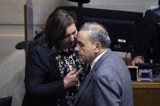 Valparaiso, 8 de julio 2026  Paulina Vodanovic y Fidel Espinoza en la Sesion del Senado   Sebastian Cisternas/Aton Chile