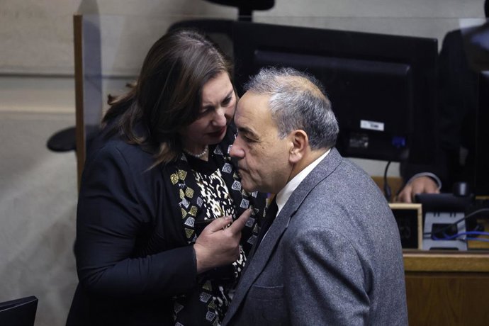 Valparaiso, 8 de julio 2026  Paulina Vodanovic y Fidel Espinoza en la Sesion del Senado   Sebastian Cisternas/Aton Chile