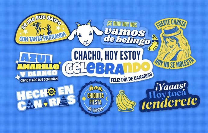 El habla y humor de Canarias se convierten en 'stickers' para difundir y compartir la identidad isleña