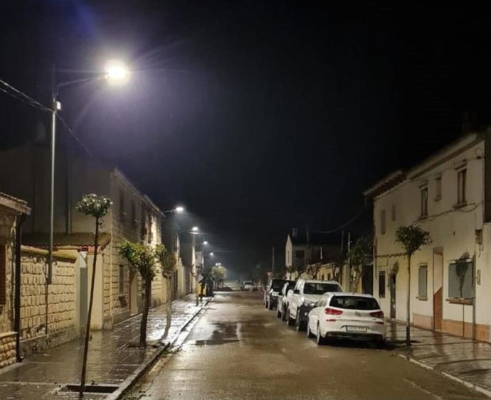 Renovaión del alumbrado de los pueblos de Ejea.