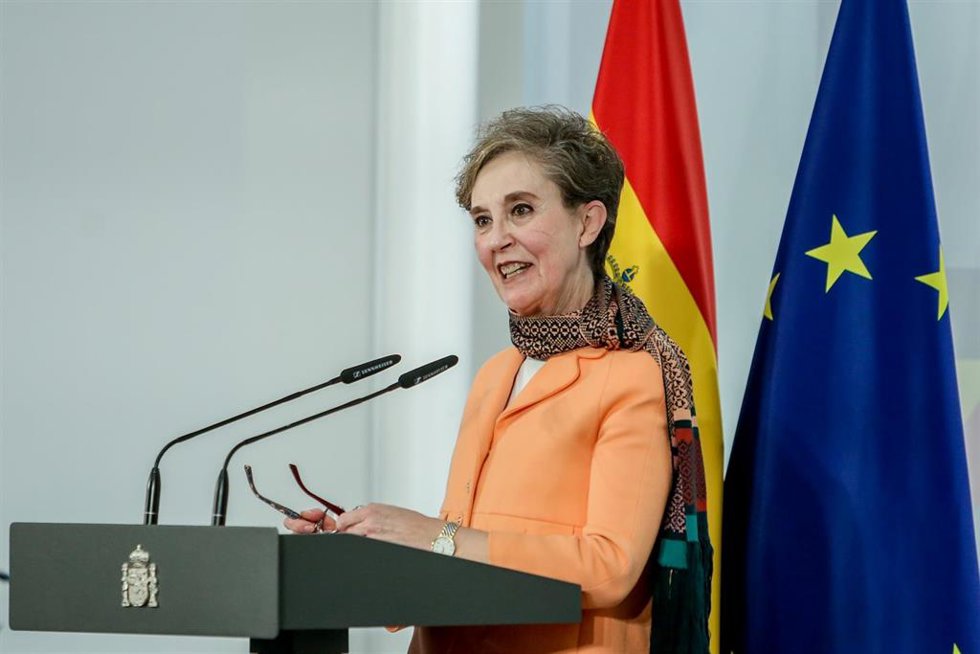 Archivo - Paz Esteban en una intervención pública en su etapa como directora del Centro Nacional de Inteligencia (CNI)