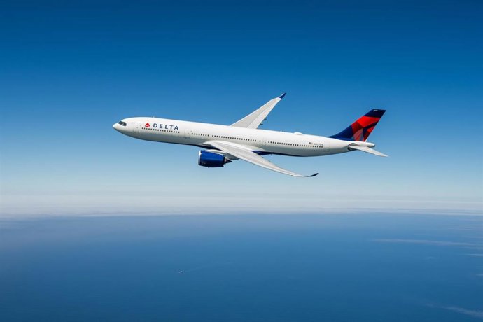 Archivo - Avión de Delta Airlines.