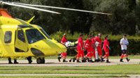 Trasladan en helicóptero a Sevilla a cuatro heridos graves del incendio forestal de Los Gallardos (Almería)