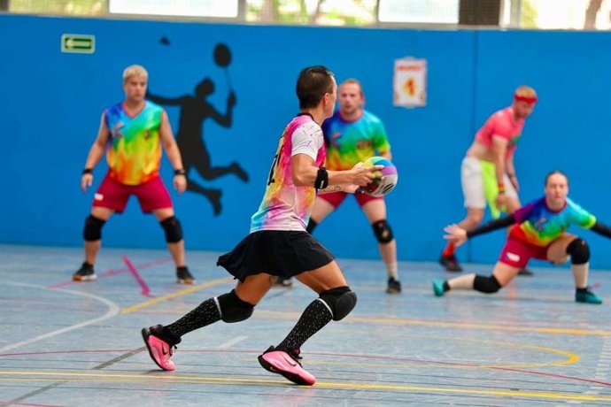 Imatge d'una de les competicions esportives dels Gai Games celebrats a València.