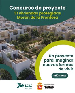 Sevilla Activa convoca un concurso para impulsar una promoción de 31 viviendas protegidas en Morón de la Frontera (Sevilla).