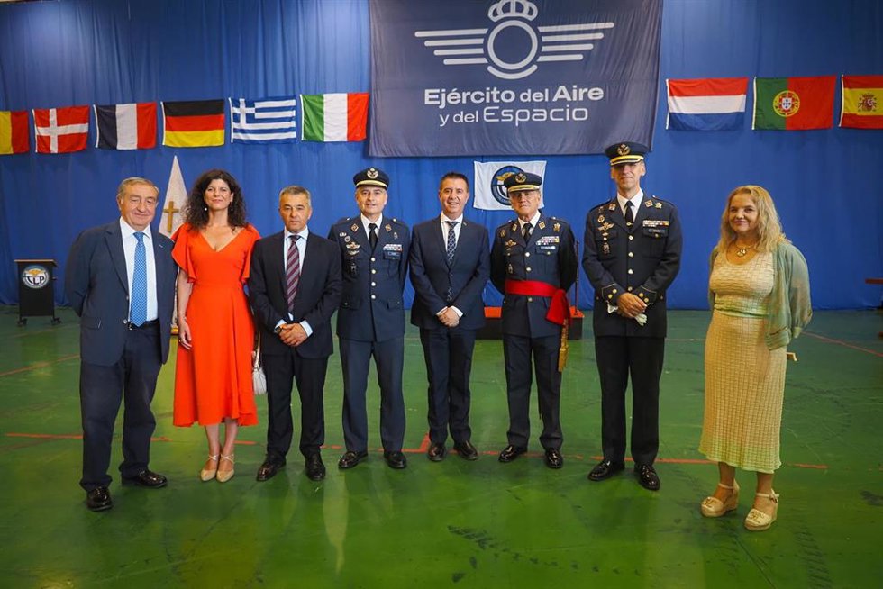 Acto de toma de posesión del nuevo Coronel Jefe del Programa de Liderazgo Táctic, Rafael Ichaso.