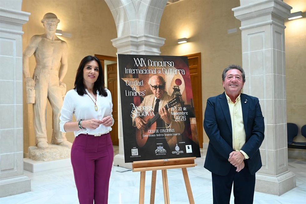 Presentación del XXIX Concurso Internacional de Guitarra Ciudad de Linares Andrés Segovia