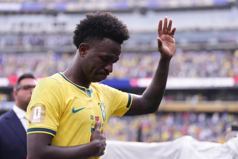 El extremo brasileño Vinícius Júnior, tras caer eliminado con la selección en el Mundial 2026.