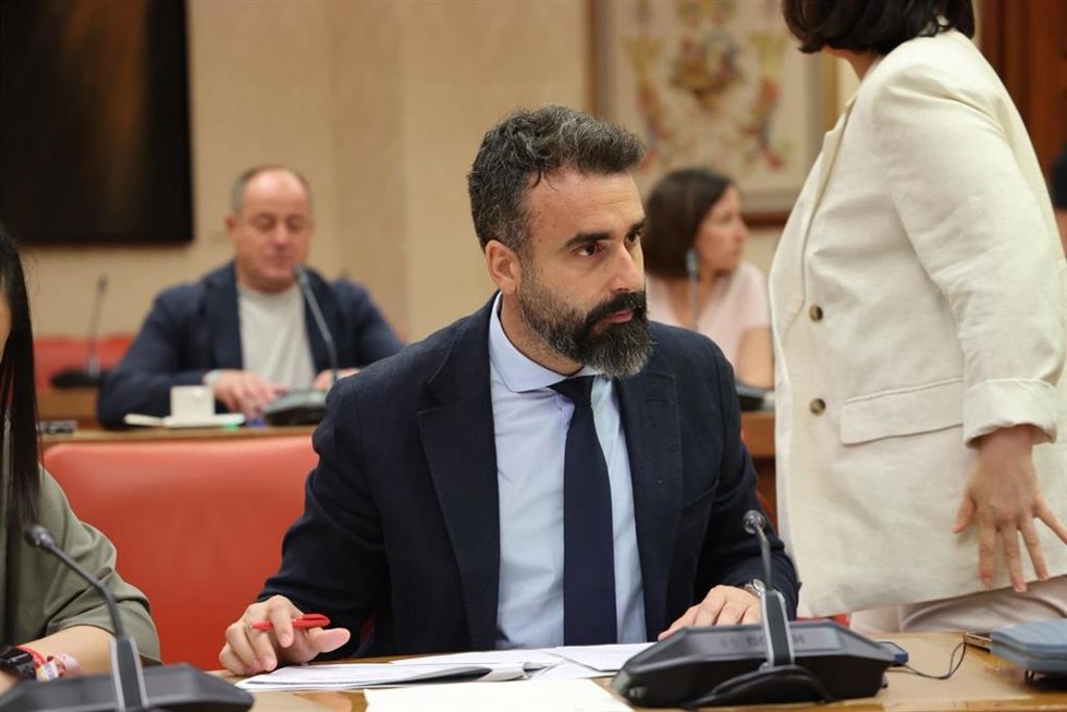 Alberto Mayoral en el Congreso de los Diputados.