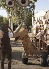 Foto: Un gran caracol de madera de tres metros de alto y ocho de ancho visitará las fiestas este sábado