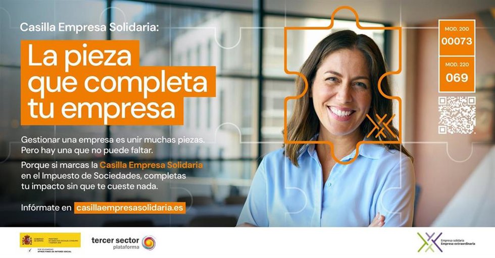 Campaña de fomento de la casilla de Empresa Solidaria.