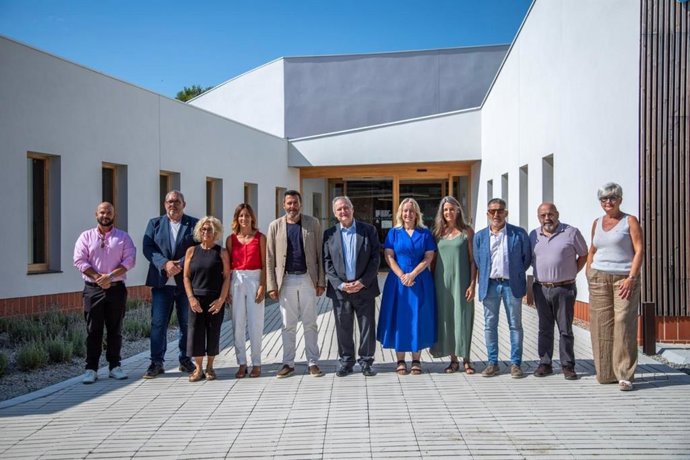 Visita del ministro Jordi Hereu en el Ecoespai de Mont-roig del Camp