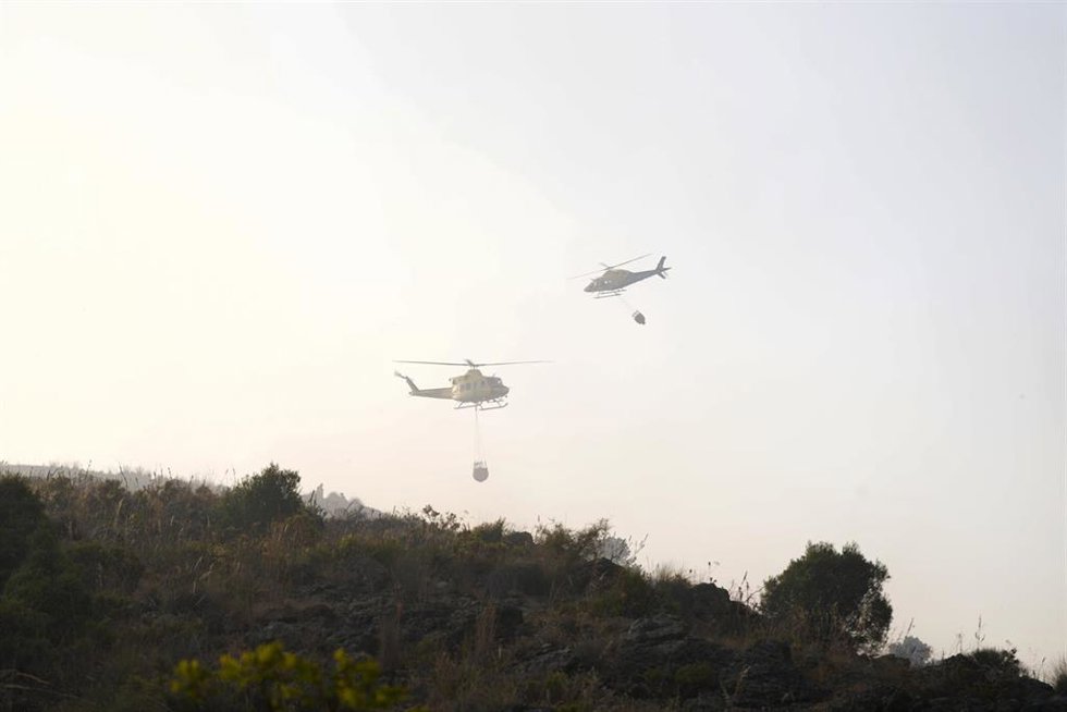 Incendio en Málaga