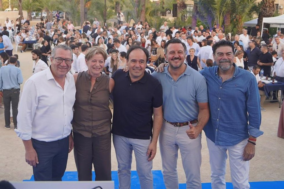 Cena de verano del PP de la provincia de Alicante