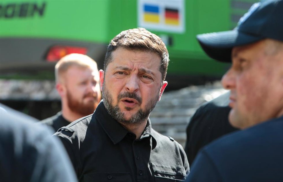 Volodimir Zelenski, presidente de Ucrania.