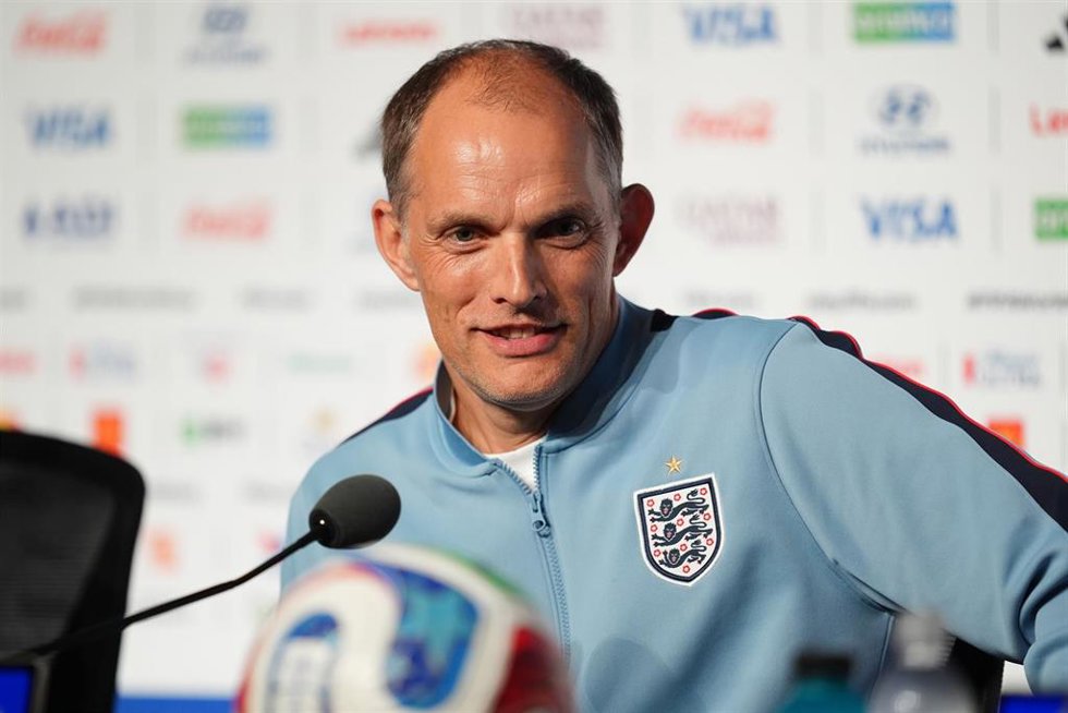 El seleccionador inglés Thomas Tuchel en rueda de prensa durante el Mundial 2026