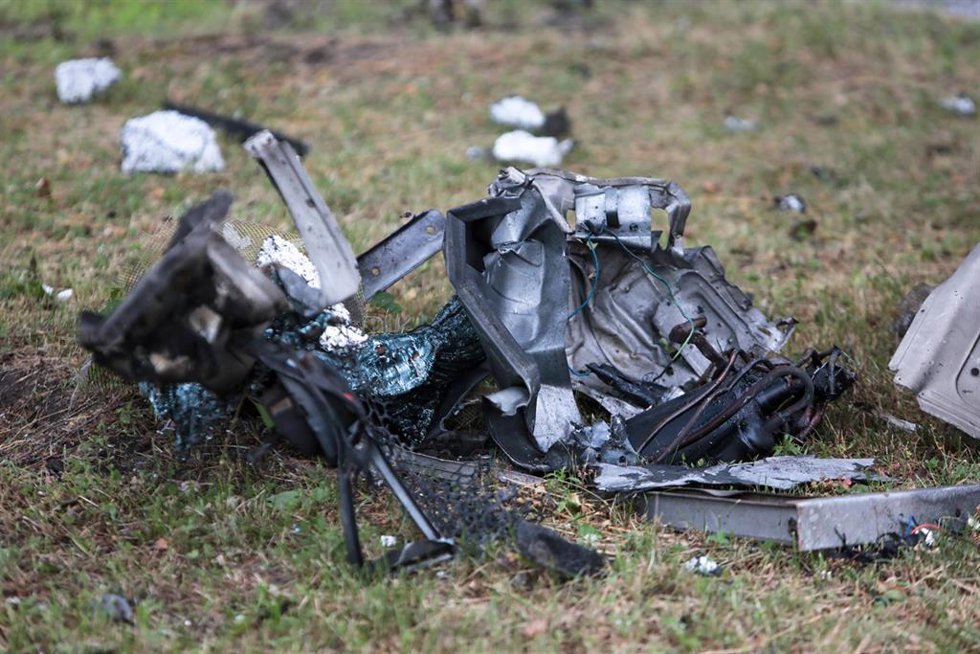 Archivo - Un dron ruso neutralizado por las fuerzas ucranianas