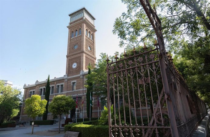 Fachada de Casa Árabe, a 8 de julio de 2026, en Madrid (España).
