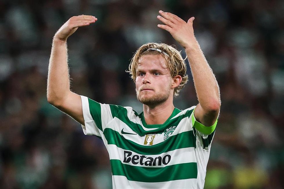 Archivo - Morten Hjulmand, durante un partido.