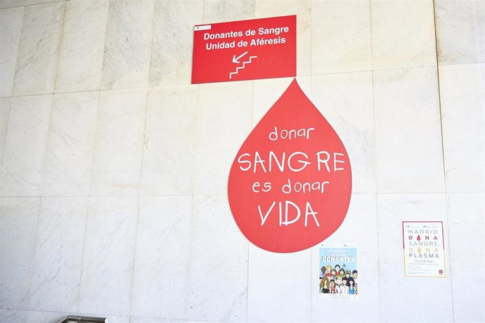 Archivo - Nueva edición de su tradicional maratón de donación de sangre, en el Hospital Universitario Ramón y Cajal, a 20 de mayo de 2026, en Madrid (España).