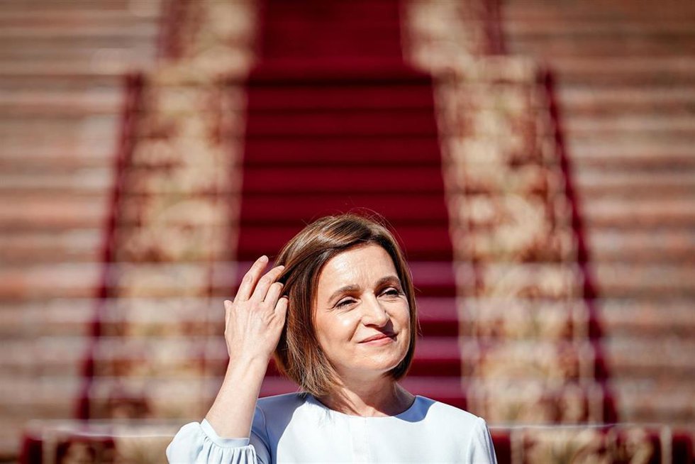 Archivo - La presidenta de Moldavia, Maia Sandu 